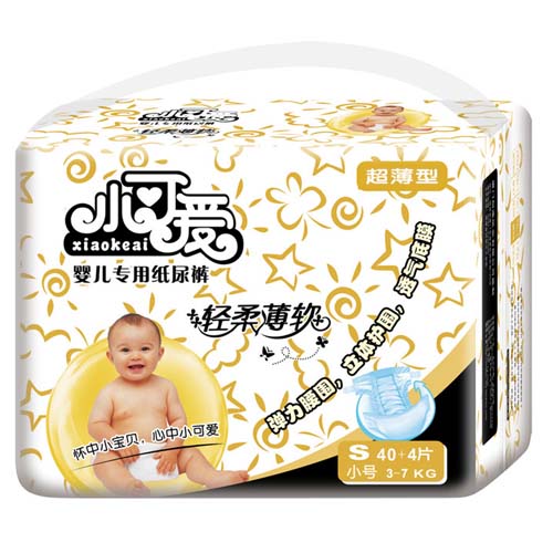 小可愛(ài)嬰兒專(zhuān)用紙尿褲白金裝S號(hào)