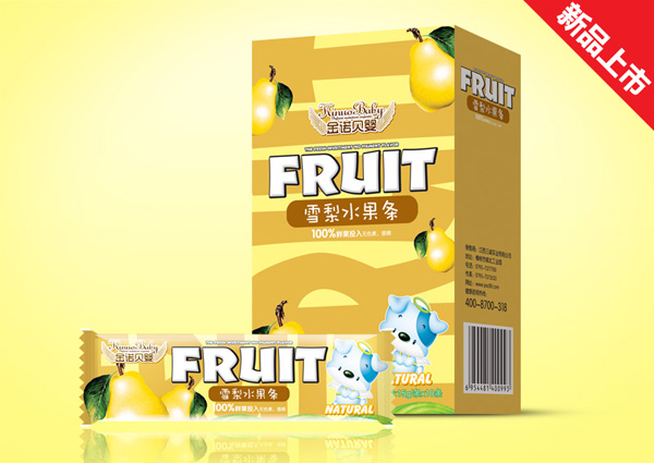 金諾貝嬰雪梨水果條盒裝