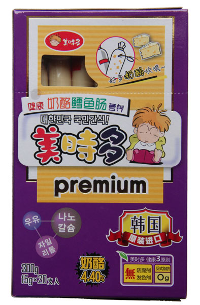 美時多奶酪魚腸300g