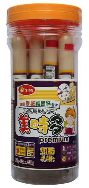 美時多奶酪魚腸280g