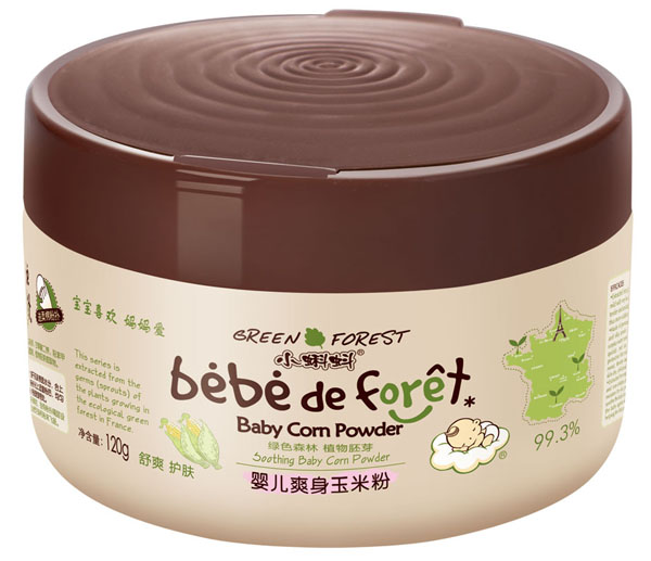 小蝌蚪嬰兒爽身玉米粉