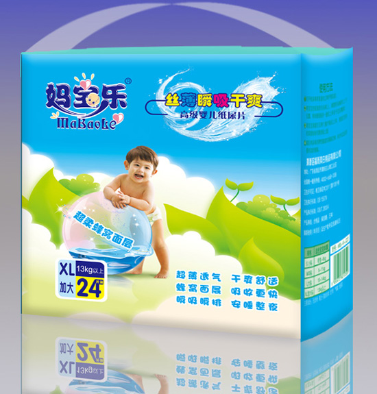 媽寶樂絲薄瞬吸干爽紙尿片XL24片