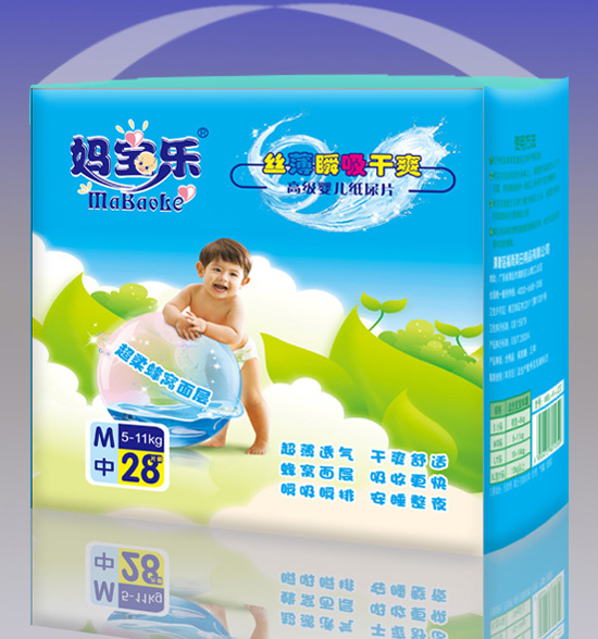 媽寶樂絲薄瞬吸干爽紙尿片M28片