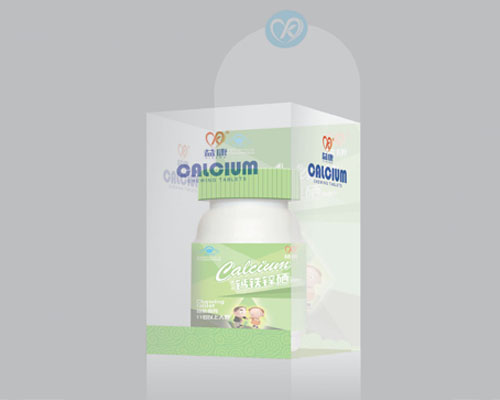 益康鈣鐵鋅硒咀嚼片透明裝