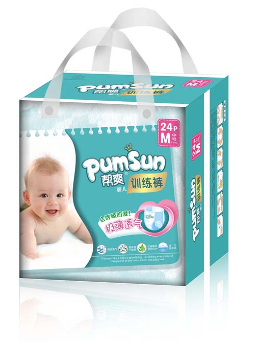 幫爽極薄透氣嬰兒訓(xùn)練褲M碼