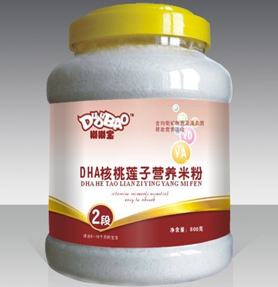 嘟嘟寶DHA核桃蓮子營養(yǎng)米粉