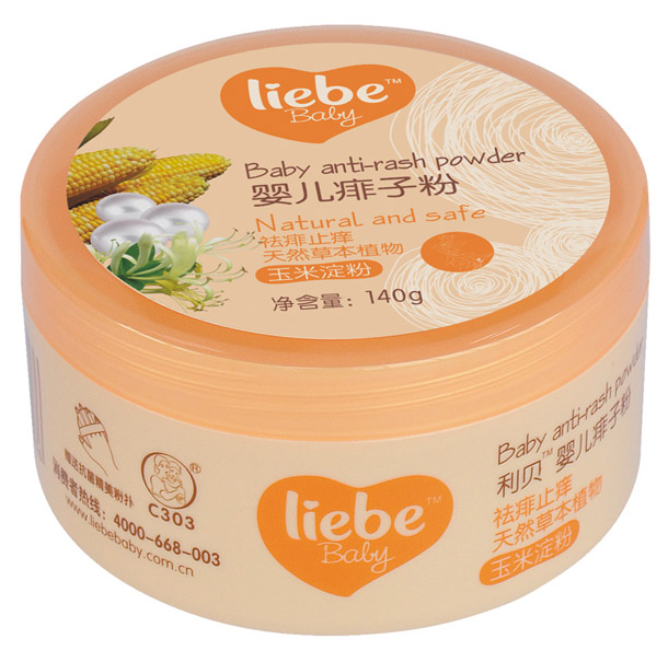 利貝嬰兒痱子粉140g
