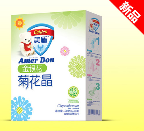 美盾金銀花菊花晶