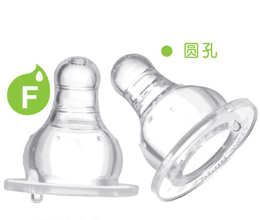 愛(ài)樂(lè)寶5優(yōu)仿真母乳標(biāo)口奶嘴2件裝F