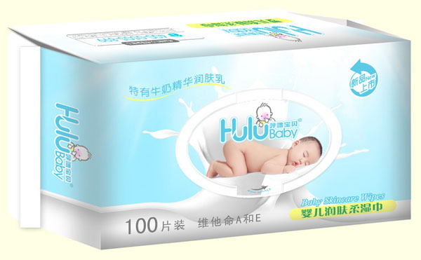 呼嚕寶貝嬰兒潤(rùn)膚柔濕巾100片
