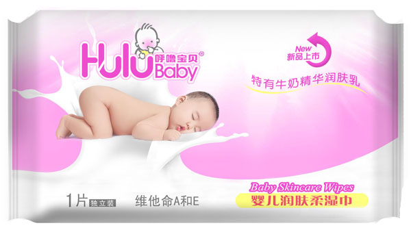 呼嚕寶貝嬰兒潤膚柔濕巾1片裝