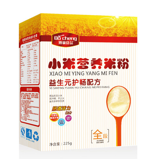博誠益生元護(hù)暢配方小米營養(yǎng)米粉全段