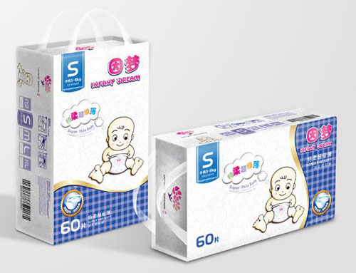 因夢(mèng)特柔超級(jí)薄嬰兒紙尿褲S碼