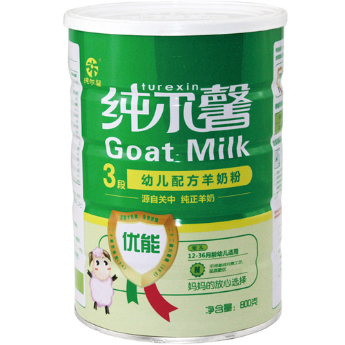純爾馨優(yōu)能幼兒配方羊奶粉3段800g