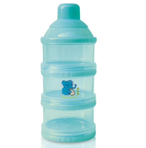 多比象三層奶粉盒綠色