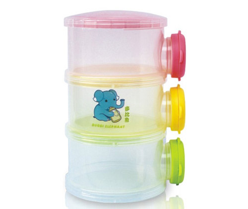 多比象三層奶粉盒