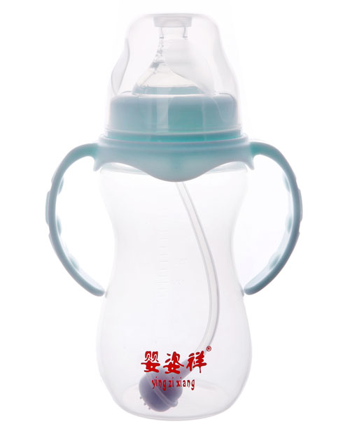 嬰姿祥寬口雙耳自動弧形奶瓶270ML
