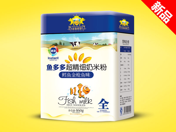 金盾愛(ài)嬰鱈魚金槍魚超精細(xì)奶米粉聽裝