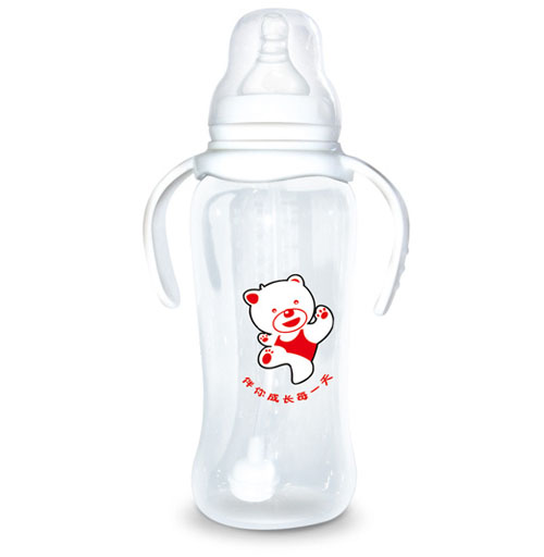 Babykin(貝沁)標(biāo)口弧形PP奶瓶240ML