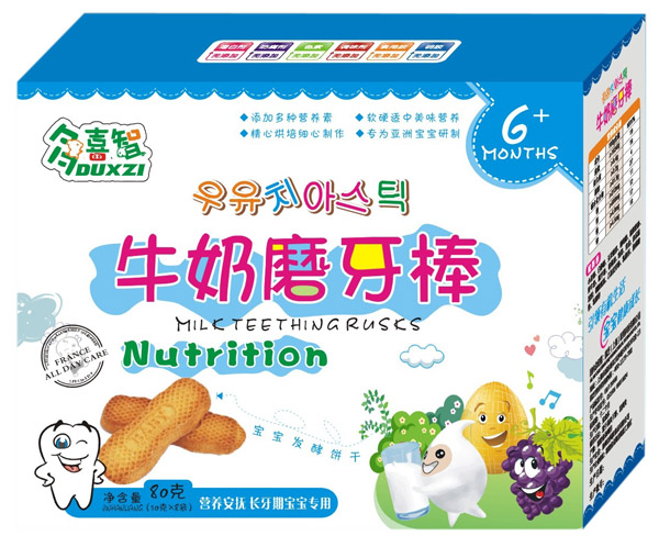 多喜智牛奶磨牙棒盒裝