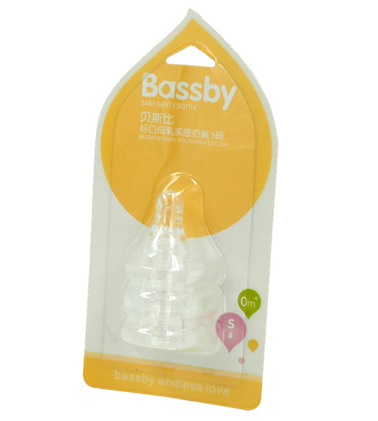 貝斯比標(biāo)口母乳實(shí)感奶嘴(三個(gè)裝)S碼