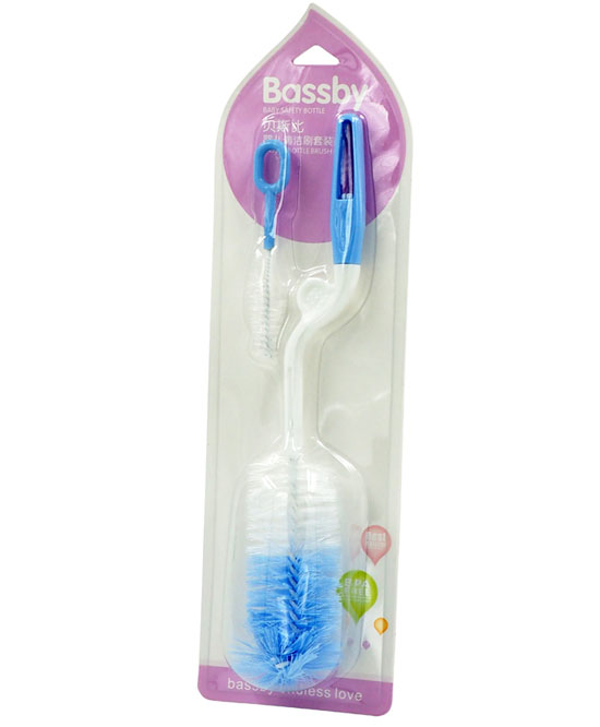 貝斯比旋轉(zhuǎn)奶瓶清潔刷