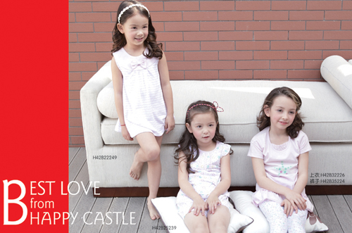 快樂(lè)城堡女童套裝