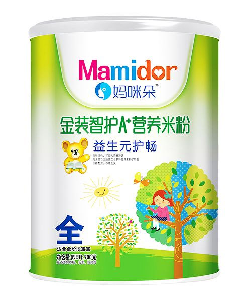 媽咪朵智護益生元護腸A+營養(yǎng)米粉(聽裝)