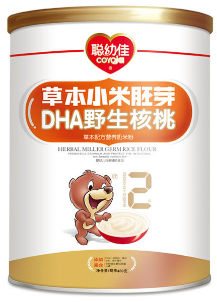 聰幼佳DHA野生核桃草本配方營(yíng)養(yǎng)奶米粉