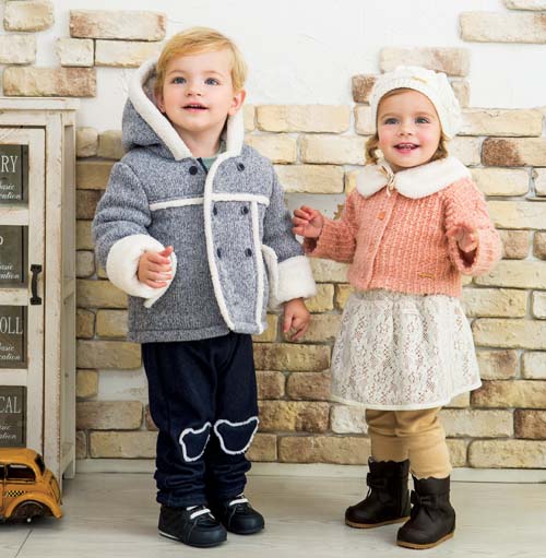 阿卡邦灰色童裝外套男