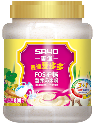 善漁愛多多FOS護(hù)腸營養(yǎng)奶米粉
