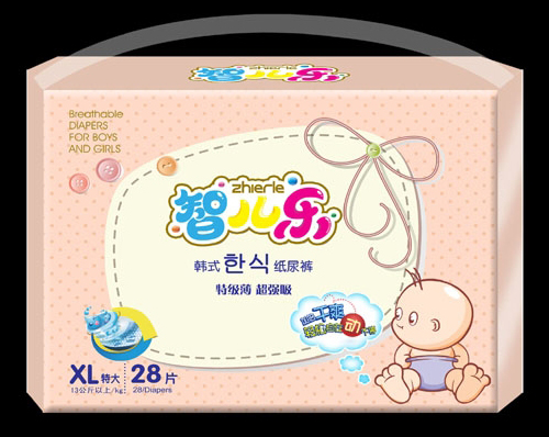 智兒樂韓式特級薄超強吸紙尿褲XL碼