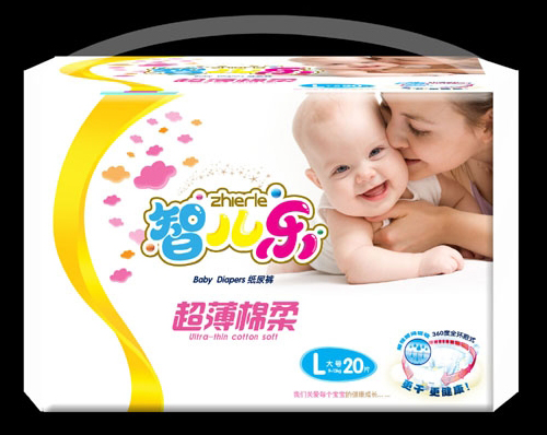 智兒樂超薄棉柔嬰兒紙尿褲L碼