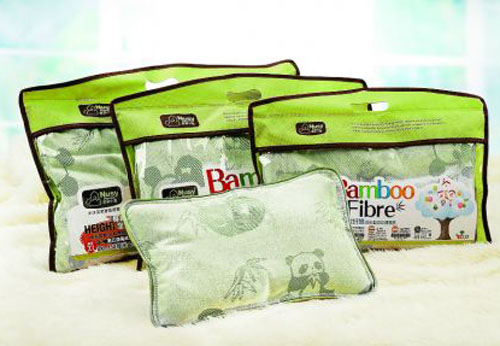 諾親小屋竹纖維成長(zhǎng)型熊貓嬰幼健康枕S碼