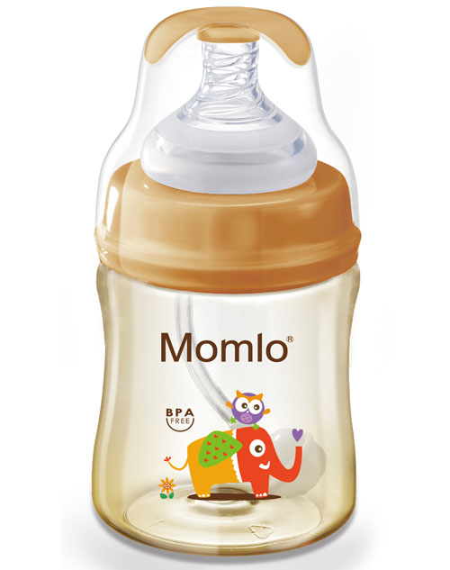 苗苗樂(lè)寬口弧形PPS奶瓶150ML