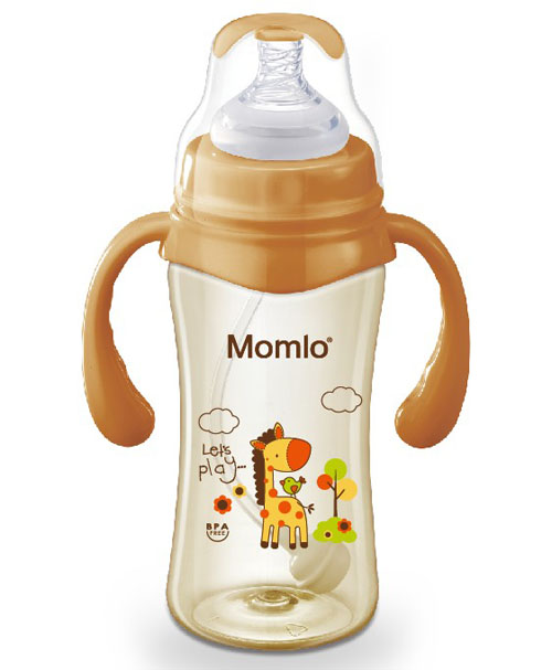 苗苗樂寬口弧形PPS奶瓶280ML