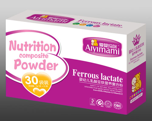 愛(ài)嬰瑪咪嬰幼兒乳酸亞鐵營(yíng)養(yǎng)復(fù)合粉