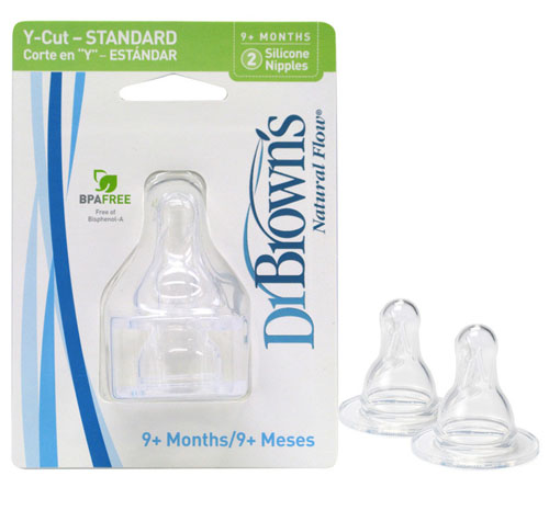 布朗博士Y型孔標(biāo)準(zhǔn)奶嘴(2個(gè)裝)