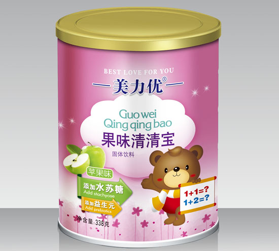 美力優(yōu)果味清清寶蘋果味