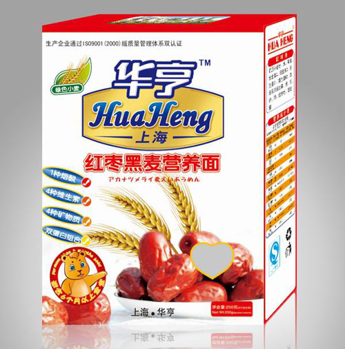 華亨黑麥紅棗營養(yǎng)面