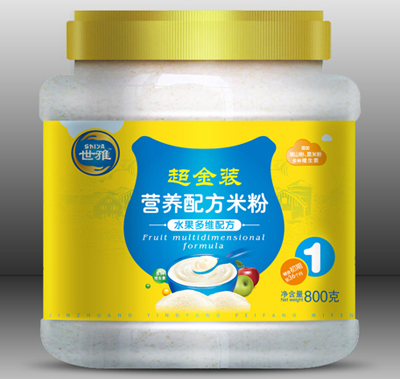 世雅超金裝水果多維營養(yǎng)米粉