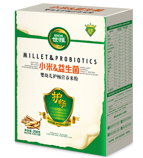 世雅小米益生菌嬰幼兒護(hù)暢營養(yǎng)米粉