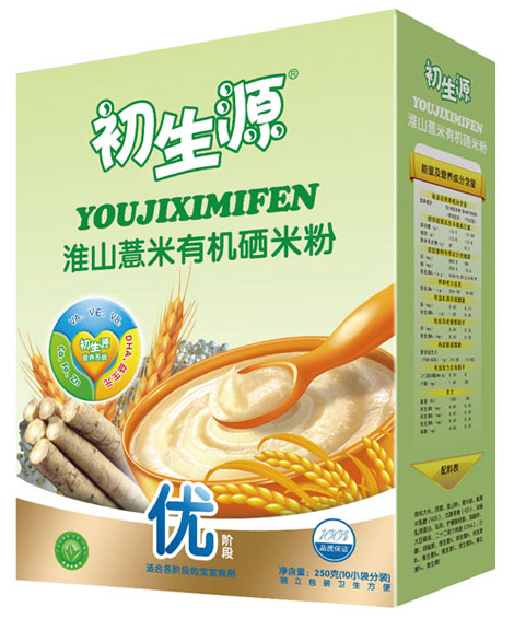 初生源淮山薏米有機硒米粉優(yōu)段