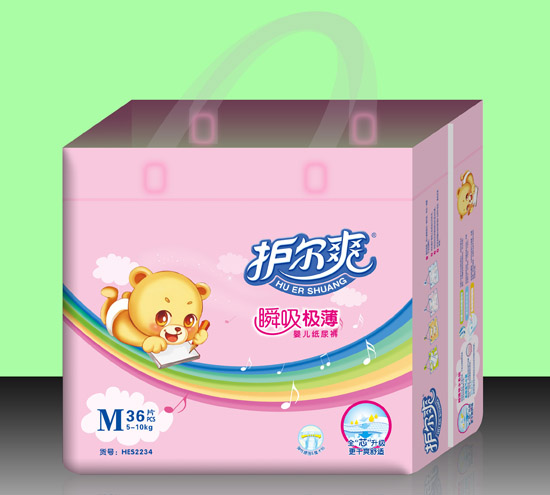 護爾爽瞬吸極薄嬰兒紙尿褲M碼36片