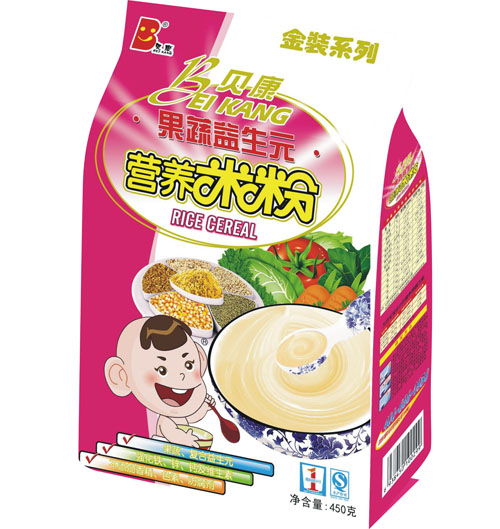 貝康果蔬益生元營養(yǎng)米粉1段