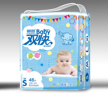 明嬰雙快大包尿片S碼46片