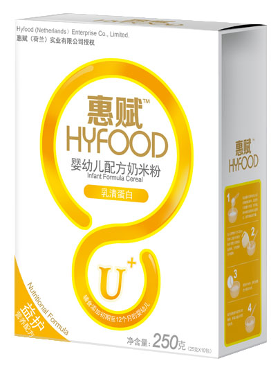 惠賦乳清蛋白嬰幼兒配方奶米粉盒裝