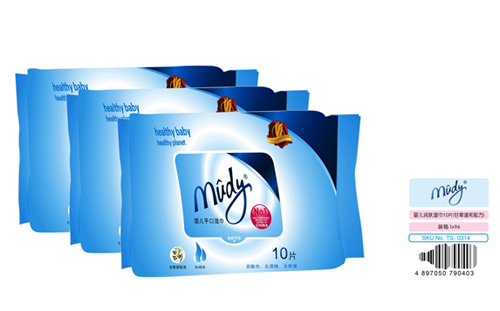 麥地嬰兒潤(rùn)膚濕巾10片(甘草溫和配方)