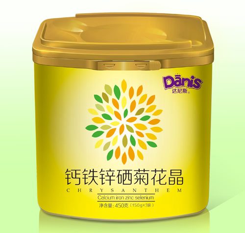 達(dá)尼斯鈣鐵鋅硒菊花晶小聽(tīng)