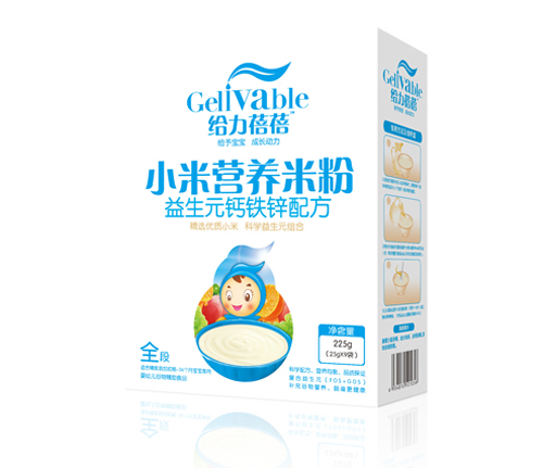 給力蓓蓓益生元鈣鐵鋅配方小米營(yíng)養(yǎng)米粉